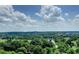 Expansive aerial view showcasing the lush green landscape and serene waters of a nearby lake at 1080 Peachtree Ne St # 2011, Atlanta, GA 30309