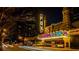 The historic Fox Theatre at night, showcasing its stunning architecture and vibrant marquee at 1080 Peachtree Ne St # 2011, Atlanta, GA 30309