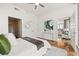 Comfortable bedroom with easy access to both the living room and bathroom at 1080 Peachtree Ne St # 2011, Atlanta, GA 30309