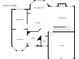 Main floor plan illustrating the layout of the living spaces, including the kitchen and living room at 1654 Summersweet Ln, Dacula, GA 30019