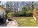 A spacious backyard with a concrete patio at 3480 Beech Dr, Decatur, GA 30032