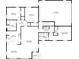 Detailed floor plan showcasing the layout of the house at 3480 Beech Dr, Decatur, GA 30032