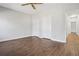 Bedroom featuring hardwood floors and double closets at 4010 Arborwood Ln, Tucker, GA 30084