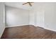 Bedroom featuring hardwood floors and double closets at 4010 Arborwood Ln, Tucker, GA 30084