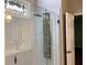 Modern glass shower with wall mounted jets at 4010 Arborwood Ln, Tucker, GA 30084