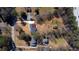 An aerial view of the property showcasing the house, yard, and surrounding neighborhood at 4585 Yates Rd, Atlanta, GA 30337