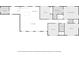 Floor plan of the house, showing layout with living room, kitchen, bedrooms, and bathrooms at 4585 Yates Rd, Atlanta, GA 30337