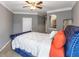 Large Bedroom, with carpet and a ceiling fan at 1850 Cotillion Dr # 4419, Atlanta, GA 30338