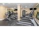 Community gym with state-of-the-art treadmills, elliptical machines, and mounted TVs at 1850 Cotillion Dr # 4419, Atlanta, GA 30338