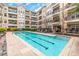 Relax by the community pool in this condo complex at 1850 Cotillion Dr # 4419, Atlanta, GA 30338