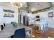 Stylish kitchen and dining area with stainless steel appliances and modern decor at 400 Village Ne Pkwy # 114, Atlanta, GA 30306