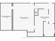 Detailed floor plan showcasing dimensions and layout for basement, including finished and unfinished areas at 1875 Creekside Ct, Decatur, GA 30032