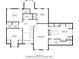 Second floor plan displaying bedroom dimensions, laundry room, hall, and primary suite at 4753 Outlook Ne Way, Marietta, GA 30066