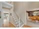 A view of the foyer and dining room in this luxury home at 4753 Outlook Ne Way, Marietta, GA 30066