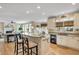 A wide view of the open concept kitchen and breakfast bar at 4753 Outlook Ne Way, Marietta, GA 30066