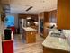 Spacious kitchen featuring granite countertops, stainless steel appliances, and a center island at 828 Cedar Stream Ct, Loganville, GA 30052