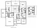 Detailed main floor plan showcasing the layout of this home with multiple rooms and a three-car garage at 1239 Pj East Rd, Covington, GA 30014