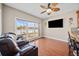 Cozy breakfast nook features lake views and a comfortable seating area at 1401 Rainey Rd, Temple, GA 30179