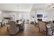 Open-concept living space showcasing the kitchen, dining area, and living room with cohesive design elements at 1269 Pj East Rd, Covington, GA 30014