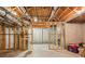 Unfinished basement with exposed ductwork and wood framing at 7270 Sheffield Pl, Cumming, GA 30040