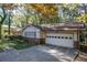 Exterior view of ranch home with garage, manicured lawn, and mature trees at 4042 Shady Nw Cir, Lilburn, GA 30047