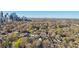 Expansive aerial view of a leafy neighborhood with a cityscape skyline in the background at 313 5Th Ne St, Atlanta, GA 30308