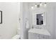 Bathroom featuring a modern vanity and toilet at 313 5Th Ne St, Atlanta, GA 30308