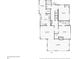 First floor plan showcasing the layout of the home with labelled rooms and dimensions at 313 5Th Ne St, Atlanta, GA 30308