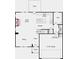 Spacious first floor plan with open kitchen, dining, and living areas, a flex room, and a 2-car garage at 4181 Brindle Pl, Loganville, GA 30052
