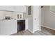 Kitchen with stainless steel sink, appliances, and black dishwasher at 5940 Hampton Ct, Atlanta, GA 30349