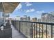 Balcony view of city buildings and activity at 1080 Peachtree Ne St # 1812, Atlanta, GA 30309