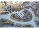 Aerial view of rooftop garden and outdoor living area at 1080 Peachtree Ne St # 1812, Atlanta, GA 30309