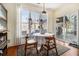 Cozy breakfast nook with light-filled windows and access to the outdoor patio at 3901 Cherry Ridge Blvd, Decatur, GA 30034