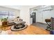 Bright living room featuring hardwood floors and direct access to the kitchen at 1284 Piedmont Ne Ave # 12, Atlanta, GA 30309