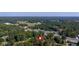 Wide aerial view of neighborhood surrounded by lush green trees at 116 Tallapoosa St, Temple, GA 30179