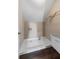 Laundry room area featuring hookups and tile flooring at 1190 Midland Way, Lawrenceville, GA 30043