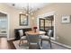 Cozy dining room area with stylish light fixture at 3102 Ballet Se Ct, Smyrna, GA 30082