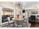 Dining area with hardwood floors and access to an outdoor porch area at 3102 Ballet Se Ct, Smyrna, GA 30082