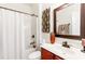 Cozy bathroom with combined shower and tub, and decorative decor at 4397 Challedon Dr, South Fulton, GA 30213
