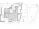 Detailed site plan including the footprint of the house and the surrounding landscape at 455 Peachtree Battle Nw Ave, Atlanta, GA 30305