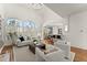 Bright and airy living room featuring arched windows and an open floor plan at 5043 Willeo Estates Dr, Marietta, GA 30068