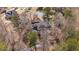 Aerial view of a home near a stream at 1458 Sweet Bottom Cir, Marietta, GA 30064