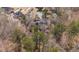 Aerial view of a home in a wooded location at 1458 Sweet Bottom Cir, Marietta, GA 30064