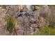 Aerial view of a home and a stream at 1458 Sweet Bottom Cir, Marietta, GA 30064