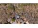 An aerial view showing the home nestled among other similar properties at 1458 Sweet Bottom Cir, Marietta, GA 30064