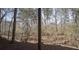 A partially wooded backyard with a small stream running through a natural setting at 1458 Sweet Bottom Cir, Marietta, GA 30064