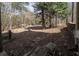 Backyard view with wooded lot at 1458 Sweet Bottom Cir, Marietta, GA 30064