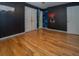 Bedroom with hardwood floors and natural light from the window at 1458 Sweet Bottom Cir, Marietta, GA 30064