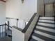 Staircase that features dark wood trim and white accents at 1458 Sweet Bottom Cir, Marietta, GA 30064