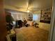 Bedroom with built-in shelving and a ceiling fan for added comfort at 2323 Valleyside Dr, Decatur, GA 30032